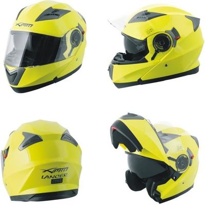 Casque Jet Scooter Casque Moto Jet Demi-jet - Visière Anti-rayure Bleue, Homologué ECE 22-06, Taille XL Casque Demi-face Visière Bleue