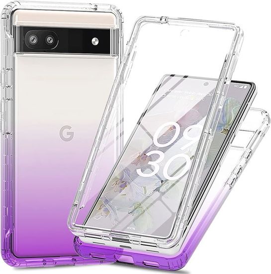 Pack Coque Silicone Transparente + Vitre Trempé Pour Google Pixel 7 Pro - Little Boutik