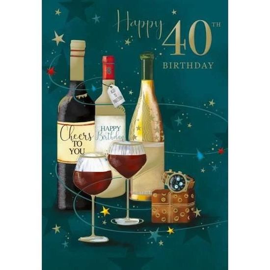 Carte Anniversaire Homme 40 Ans