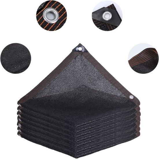 Filet D'ombrage Aluminé 85% Réflexion - 3x2 M - Avec œillets - Pour Voiture, Chien, Jardin, Toit, Tente - 9