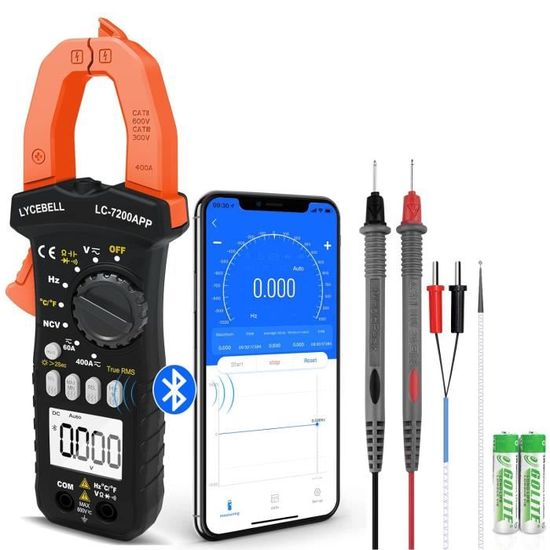 Pince Ampèremétrique, Lc-7200-App Trms 6000 Comptes Multimètre ...