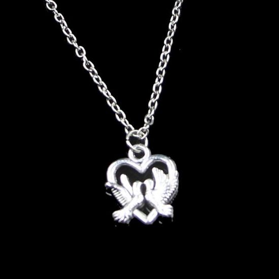 Collier Ras Du Cou Abeille Cœur – Bijou Cadeau Pour Femme Ou Fille, Neuf Avec étiquettes