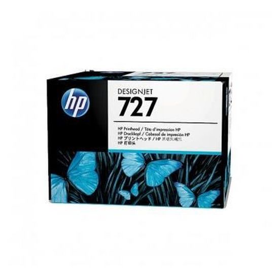 Tête d'impression HP 727 - Pack de 1 - Noir / Couleurs