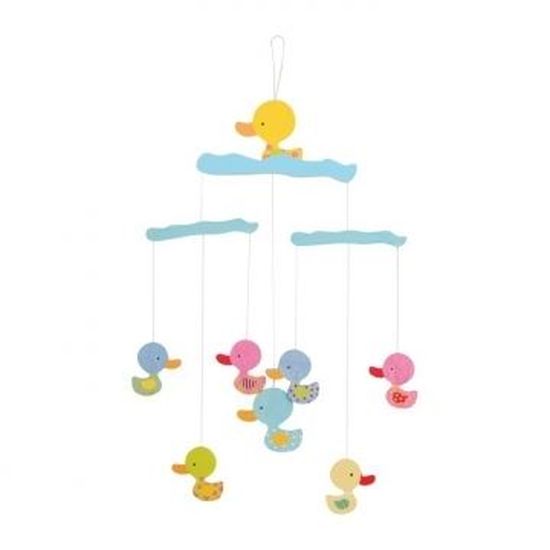 Mobile Suspension Canards En Bois Cdiscount Puericulture Eveil Bebe