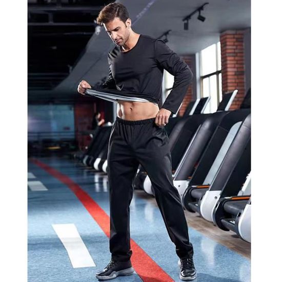 Pantalon De Sudation Pour Homme – Taille Haute, Thermique, Pour Sauna Et Sport