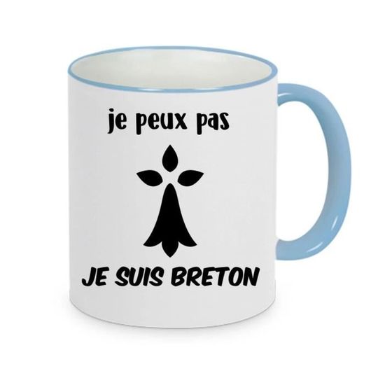 Mug uni - Je suis Breton - Super-pouvoir
