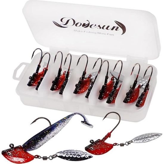 Têtes Plombées Lumineuses 0,6g - Lot De 20 - Pour Swimbait - Eau Douce Et Salée