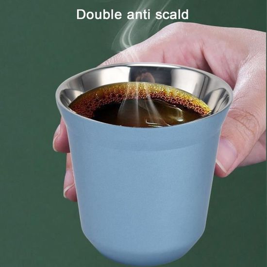 Tasse à café V8 en acier inoxydable motif moteur V6 et V8, tasse à café réaliste en acier inoxydable sur le thème de la course pour les fans de voitures et les amateurs de voiture, cadeau durable et