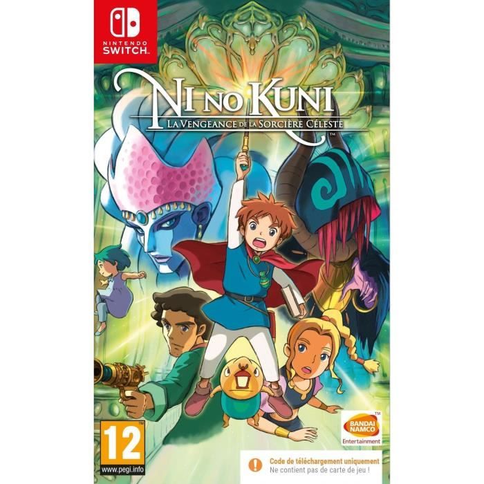 Ni NO KUNI : La vengeance de la sorcière céleste Jeu Switch Code dans la boite