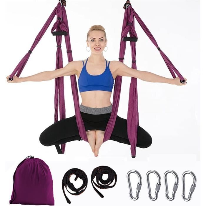 Inversion de Yoga Balançoire Anti-gravité d'air Elastique Swing Hamac Sling Kits de Yoga Pilates Équipements de Danse Aérienne Balan
