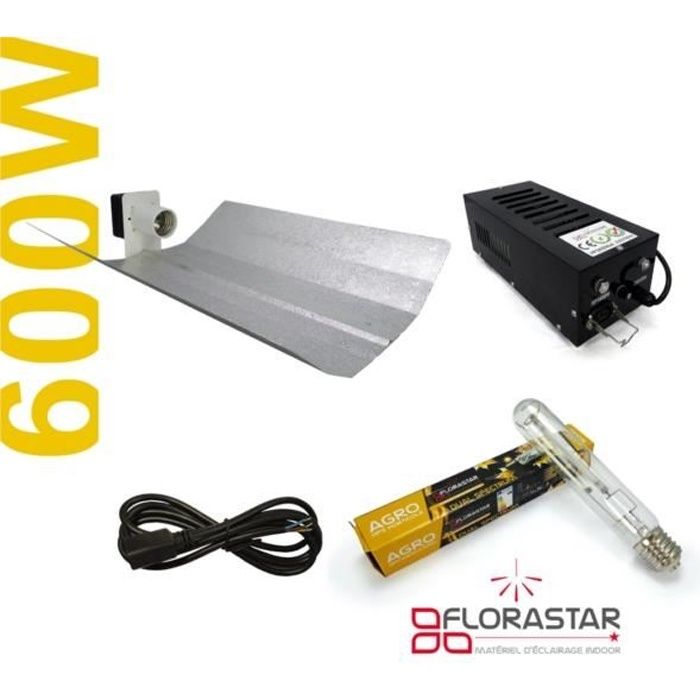 Kit lampe 600W Florastar Agro - Black Box