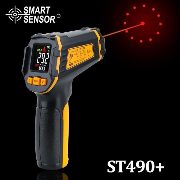 Thermomètre infrarouge numérique sans Contact IR couleur d'aquarium LCD affichage Laser pistolet pyromètre testeur de température