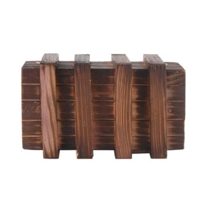 Boîte en Bois Magique avec Tiroir de Secret Extra Sécurisé (marron) KIT MODELISME A CONSTRUIRE