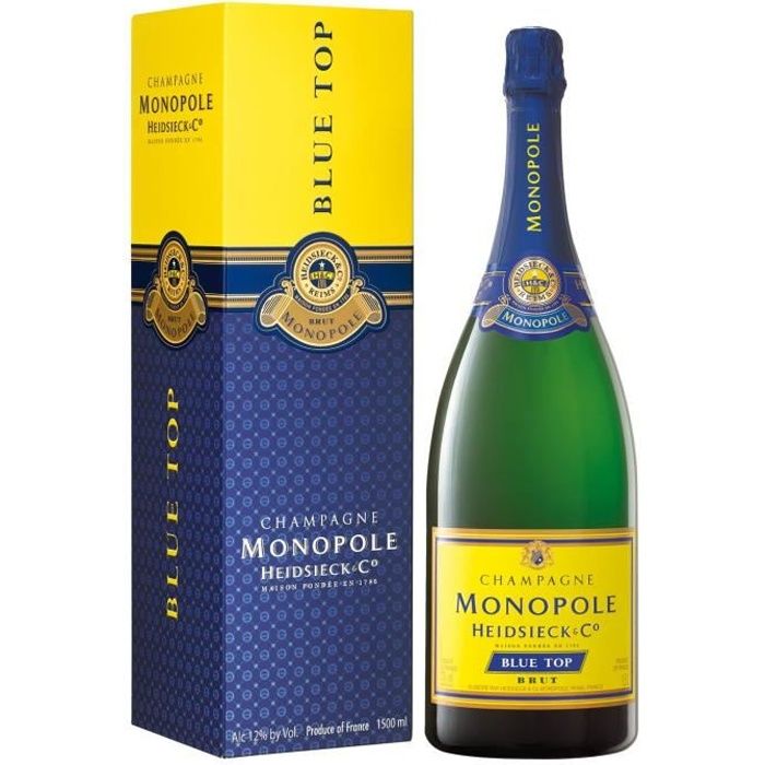 HEIDSIECK & Co Monopole Champagne Heidsieck & C° Monopole Blue Top Magnum sous étui - 150cl - 400411