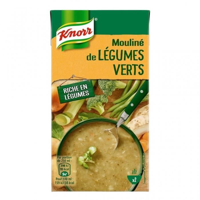 Knorr Mouliné de Légumes Verts 50cl (lot de 4)