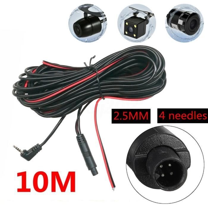 KIT POUR VOITURE Câble d'extension de caméra de recul Extension de caméra de recul Extension de caméra de recul de voiture Stable