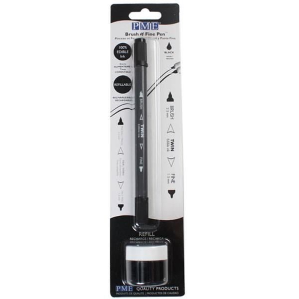 Stylo encre comestible noir - avec recharge