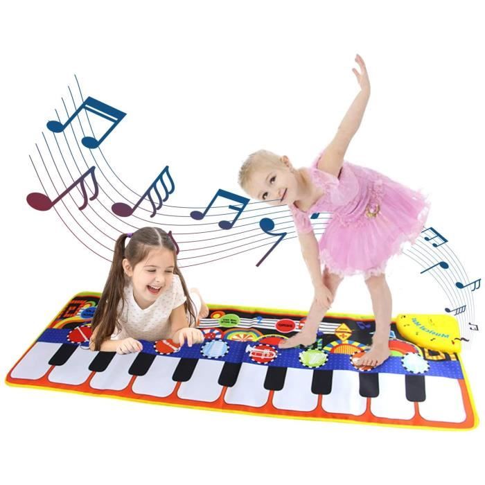 TAPIS DE JEU ENFANT Tapis Musical Tapis de Jeux Enfant Tapis Piano Tapis de Danse Tapis de Jeux Jouets Musical Éducatifs Cadeau po