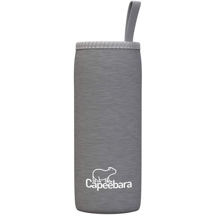 Thermos Housse Gourde Isotherme - Capeebara - Housse Bouteille - Housse Neoprene - Etui Gourde Inox Isotherme - Etui Bouteille Is144