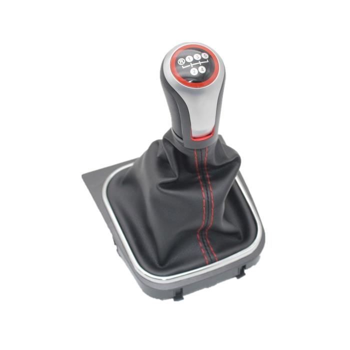 Pièces Auto,Pour VW Golf 5 V MK5 R32 GTI 2004 2005 2006 2007 2008 nouveau 2009 vitesse 5-6 bâton de voiture pommeau - Type 5 speed#E