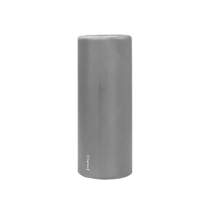 HMSPORT - Rouleau fitness - Foam roller - Appareil de massage - Réduction des courbatures - Détente musculaire - Gris