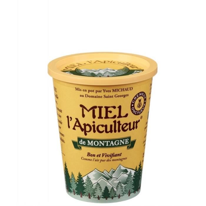 MIEL L'APICULTEUR - Miel De Montagne Crèmeux 500G - Lot De 3