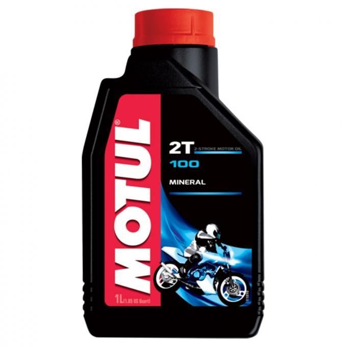 Huile Moteur Motul 100 2T - Bidon de 1 L