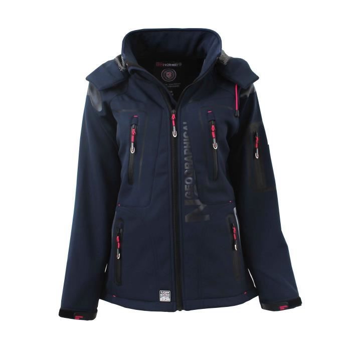 Softshell Femme Geographical Norway Tislande New Marine