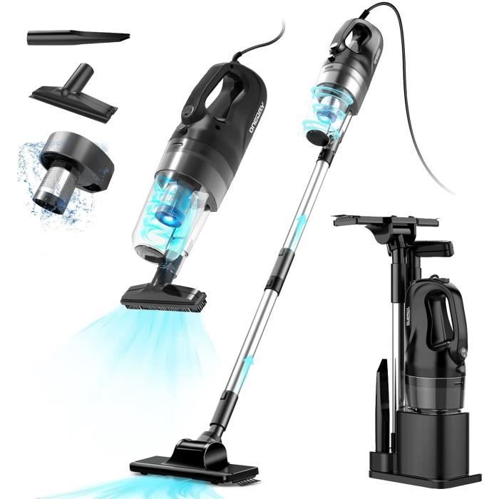 oneday Aspirateur Balai Sans Sac avec Fil 6 en 1 Filtre HEPA,Puissant Cyclonique Balai et électriques Filaire, Léger Portable(15000P