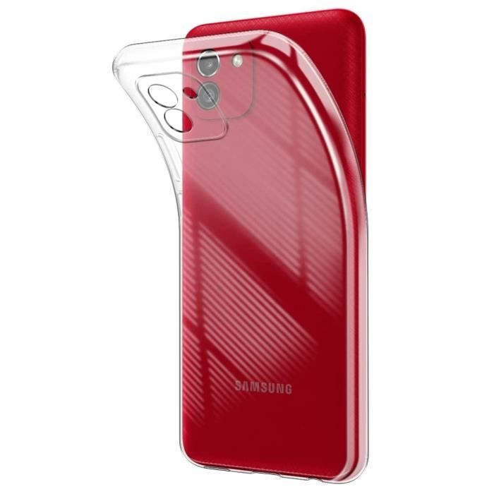 Coque pour Samsung A03 - Silicone TPU Transparent Protection Souple Mince Phonillico®
