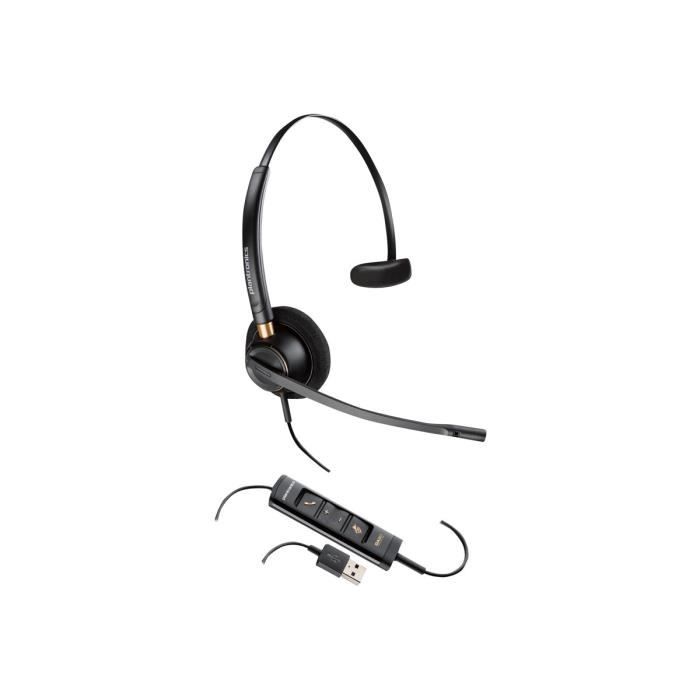 PLANTRONICS Casque EncorePro HW515 USB - Filaire - Mono Canal