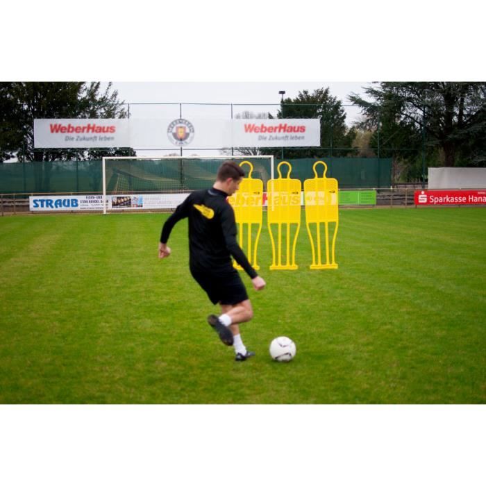 Mannequin football une piece - lot de 3 – Couleur jaune – Mannequin de coup franc