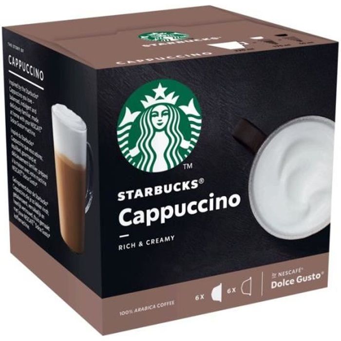 STARBUCKS Café Dolce Gusto Cappuccino - 12 capsules - 102 g