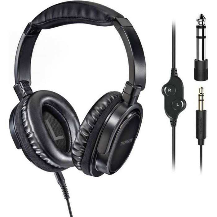 Casque supra-auriculaire Thomson HED4508 HQ 132652 noir 1 pc(s)