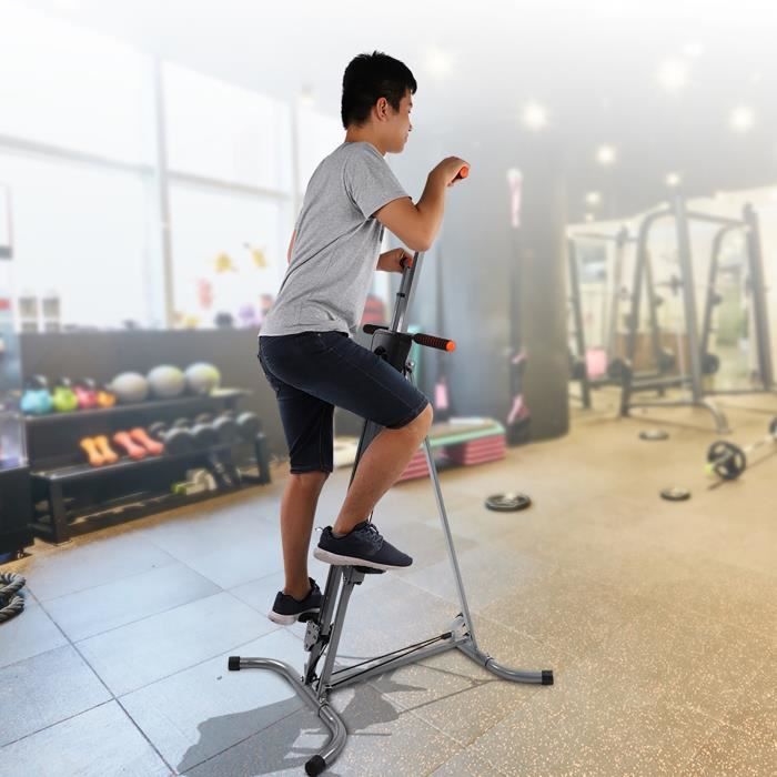 Machine d’Escalade Verticale Pliable Grimpeur Vertical Fitness antidérapant STEPPER - CLIMBER CY10403