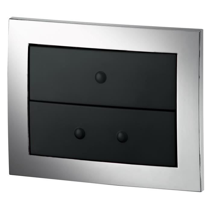 WIRQUIN Plaque Egal chromé noir Imageo