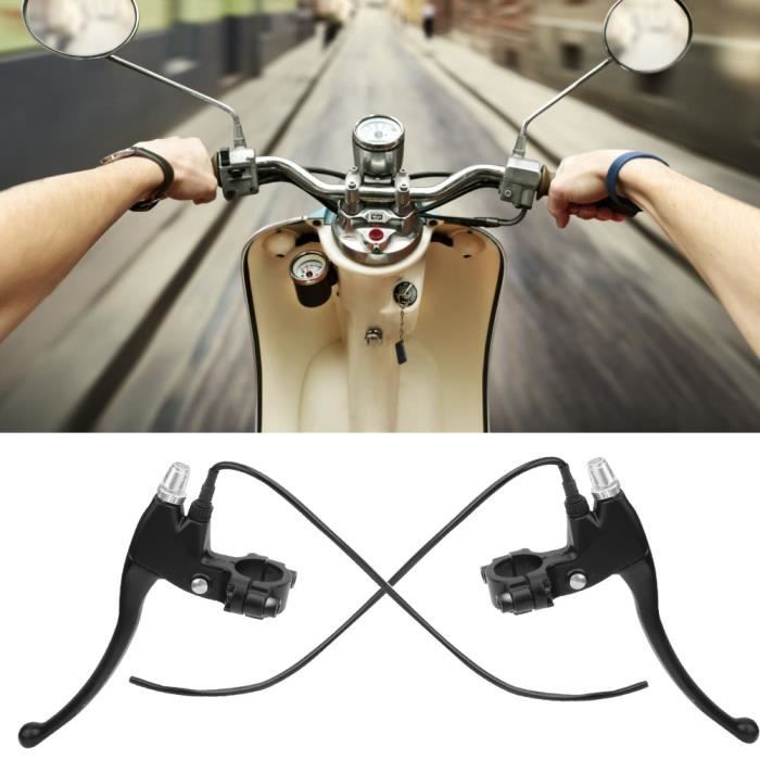 Poignée Levier De Frein De Vélo Électrique Droite Gauche Universel En Alliage D'Aluminium 1 Paire HB015