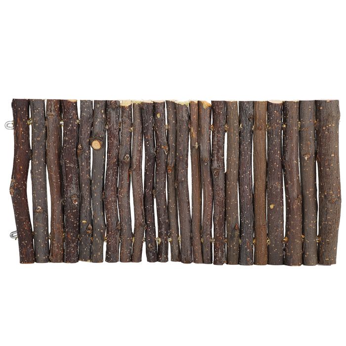 Mini clôture artisanale en bois de 1m, Kit de bricolage de jardin, plantes, fleurs, accessoires