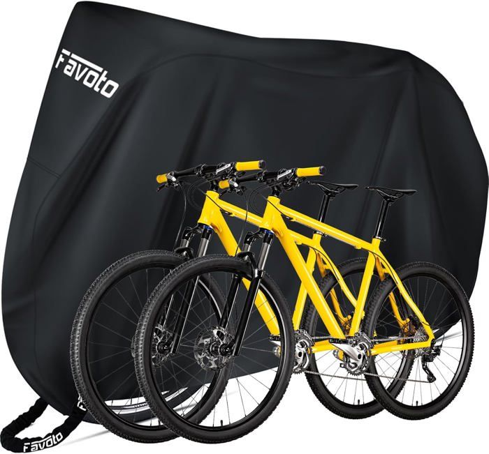 Housse Vélo Extérieur Etanche Pour 1-2 Vélos - Protection Anti Pluie Poussière UV Neige