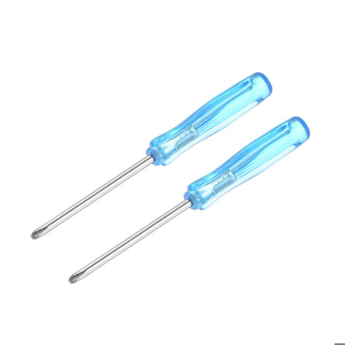 Sourcing Map Mini Fendue Tournevis, 2.0mm Plat Tête 45mm