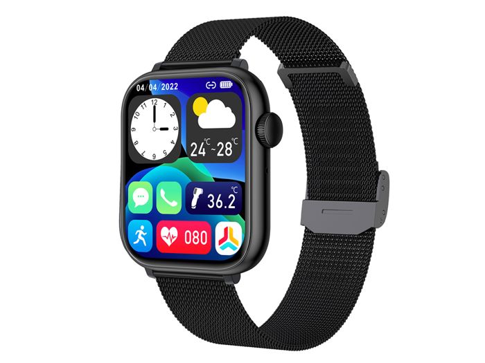 Montre Connectée AVIZAR Modèle Unity Bluetooth 5.2 Mémoire Flash 67M Bracelet Milanais