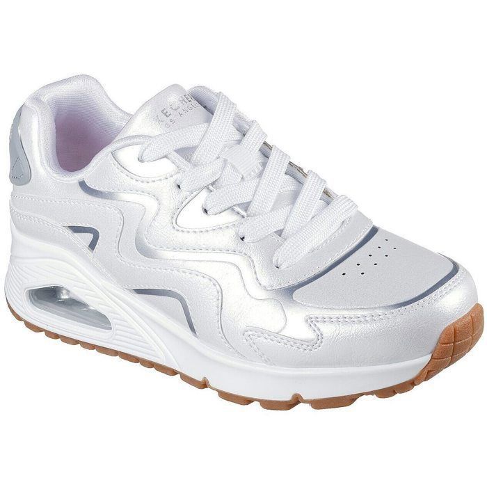 Skechers Baskets Skechers Uno Gen1-wavy Shimmer Blanc Fille