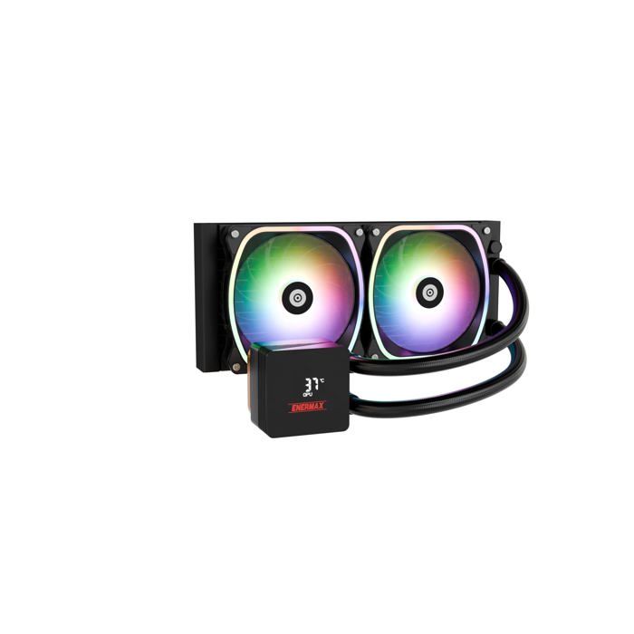 Refroidisseur liquide ENERMAX Aquafusion II ARGB 240mm Eclairage ARGB Silencieux - vue 2