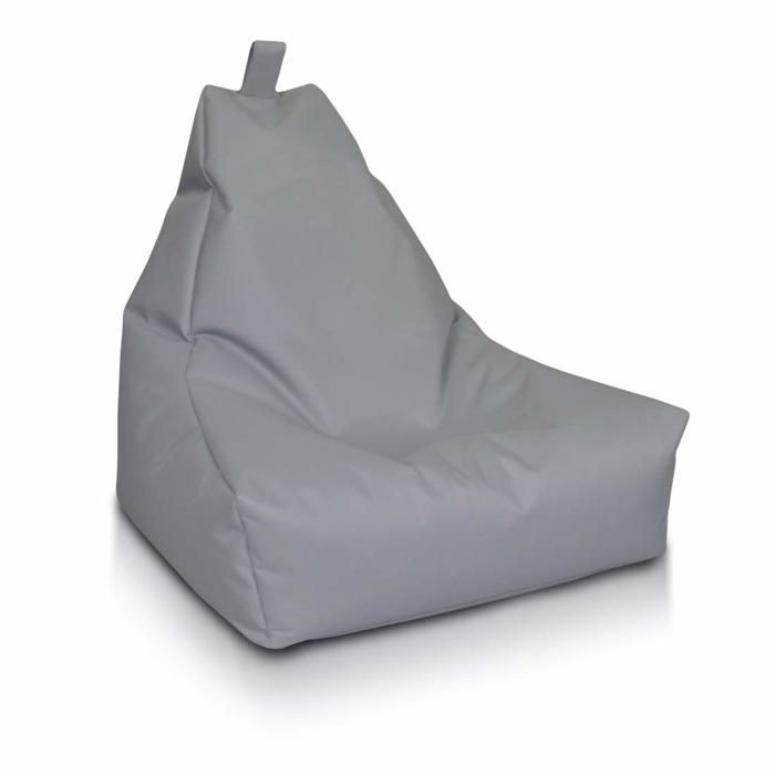 Keiko M pouf fauteuil extérieur imperméable poignée fauteuil relax salon décoration maison perle Ecopuf