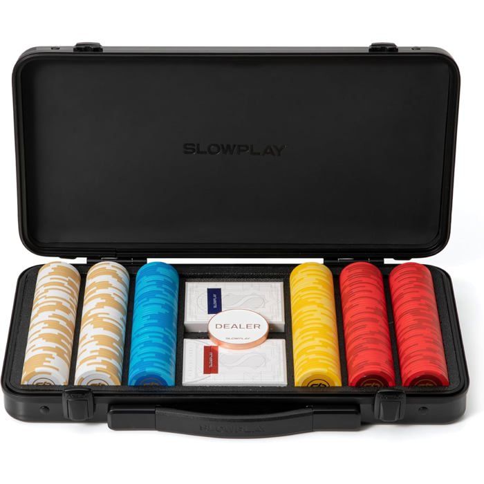 Brybelly Monte Carlo Jeton de Poker Premium Argile Composite Lourde 14 Grammes - Lot de 50 (10 $ Bleu