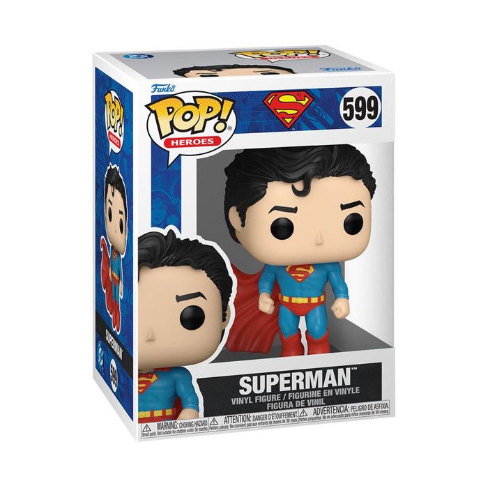 Figurine de collection Funko Pop! Heroes Superman n°599 vinyle 119 cm