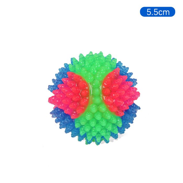 Jouet balle pour chien - Phoesky - Durable - Interactif - Entraînement - TPR résistant aux morsures - Tricolore