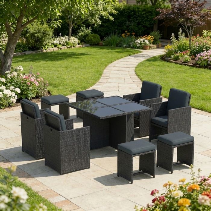 Salon De Jardin Encastrable 8 Places