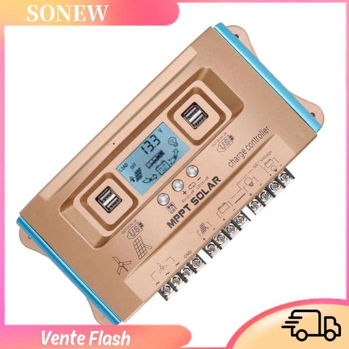 ZER- Contrôleur solaire MPPT Contrôleur de charge solaire MPPT