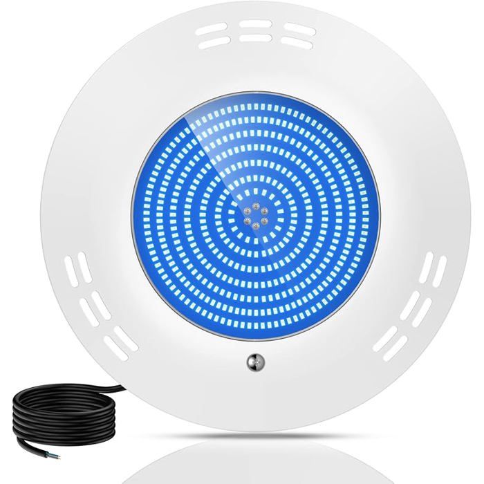 Projecteur Piscine LED Remplie de Résine 35W Lampe Piscine Extra Pts (équivalent Ampoule halogène 300W) 1100lm 35W Bleu